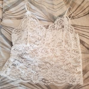 White top lace